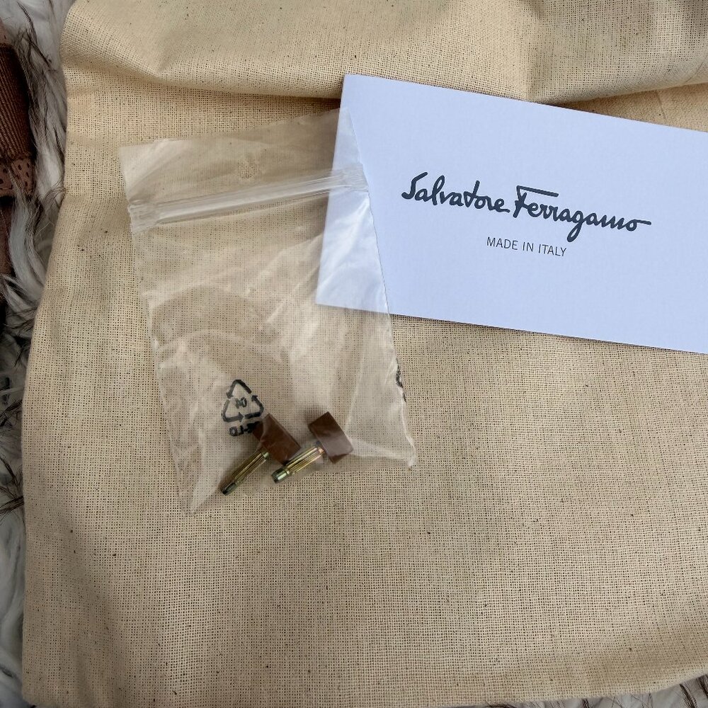 Salvatore Ferragamo Women's Vintage Kitten Heels |  Size 6.5 | Never Worn - Picture 7 of 16